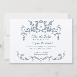 Frans Blauw  Barok Monogram Save The Date