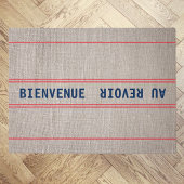 Frans Blauw Bienvenue Au Revoir & Rood Gestreept Deurmat