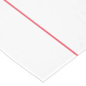 Frans Blauw Bon Appétit & Rood Gestreept Tafelkleed (Gekanteld)