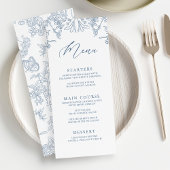 Frans Blauw Chinoiserie Bloemen Vrijgezellenfeest Menu