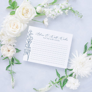 Frans Blauw Chinoiserie Floral Bridal Advies Kaart