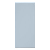 Frans Blauw Elegant Monogram Prijslijst Reclamekaart (Achterkant)