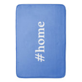 Frans blauw en wit massief #Home Badmat (Voorkant Verticaal)