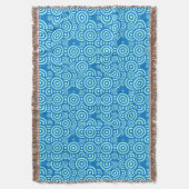 Frans Blauw Geometrisch Deken (Voorkant Verticaal)
