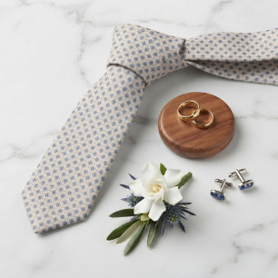 Frans Blauw Ivoor Erfgoed Medaillon Foulard Stropdas