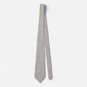 Frans Blauw Ivoren Micro-Foulard Stropdas (Voorkant)
