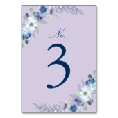 Frans Blauw & Lavendel Waterverf Bloemen Lavendel Kaart (Voorkant)