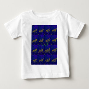 Frans Blauw "Let's Go Zebra" Abstracte druk