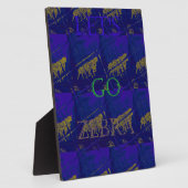 Frans Blauw "Let's Go Zebra" Abstracte druk Fotoplaat (Zijkant)