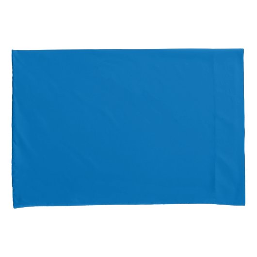 Frans blauw massieve Kussenslopen (Voorkant-Rechts)