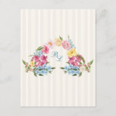 Frans Blauw  Monogram Stripe Classic Info Informatiekaartje (Achterkant)