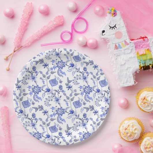 Frans Blauw Papieren Bordje (Feest)