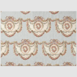  Frans Blauw Roze Bloemen Garland Decoupage Tissuepapier