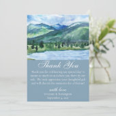 Frans Blauw Serene Waterverf Meer 2 Bedankkaart (Staand voorkant)