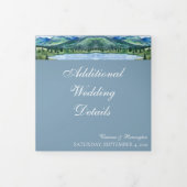 Frans Blauw Serene Waterverf Meer Drieluik Kaart (Cover)