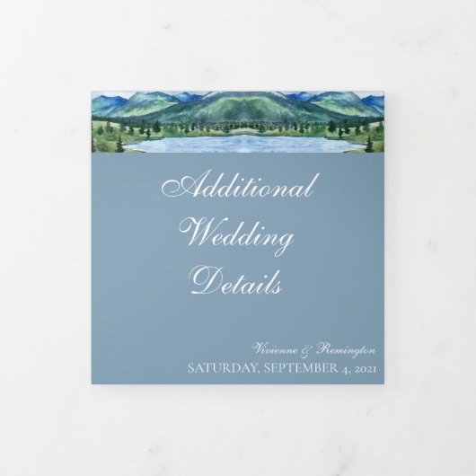 Frans Blauw Serene Waterverf Meer Drieluik Kaart (Cover)