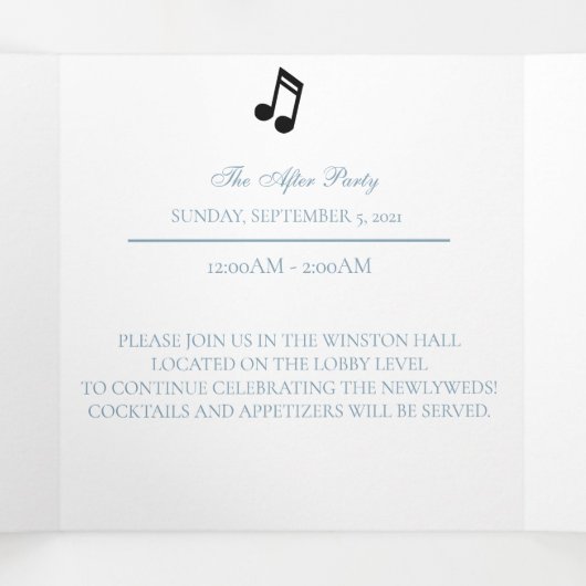 Frans Blauw Serene Waterverf Meer Drieluik Kaart (Binnenkant midden)