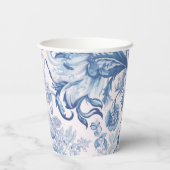 Frans Blauw Toile 100e verjaardag viering Papieren Bekers (Achterkant)