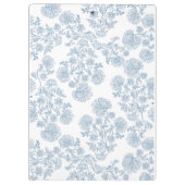 Frans Blauw Toile Custom Klembord voor Docenten (Achterkant)