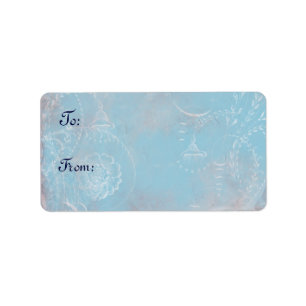 Frans Blauw Toile Custom Labels Stickers