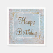  Frans Blauw Toile Custom Papieren servetten (Voorkant)