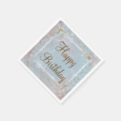  Frans Blauw Toile Custom Papieren servetten (Hoek)