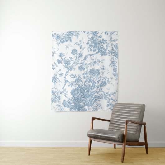 Frans Blauw Toile de Jouy Wandkleed (In situ)