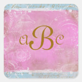  Frans Blauw Toile Gepersonaliseerde Stickers (Voorkant)