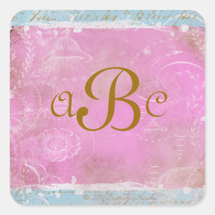 Frans Blauw Toile Gepersonaliseerde Stickers