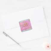  Frans Blauw Toile Gepersonaliseerde Stickers (Envelop)