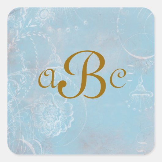  Frans Blauw Toile Gepersonaliseerde Stickers (Voorkant)