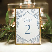 Frans Blauw Victoriaans Bloemen Vrijgezellenfeest Kaart