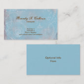 Frans Blauw Visitekaartje Plain Back (Voorkant / Achterkant)