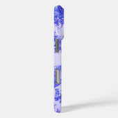 Frans Blauw Wit Toile Chinoiserie Style Rustiek Case-Mate iPhone Case (Achterkant / Rechts)