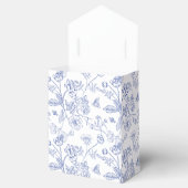 Frans Blauw & Wit Victoriaans Vrijgezellenfeest Bedankdoosjes (Geopend)