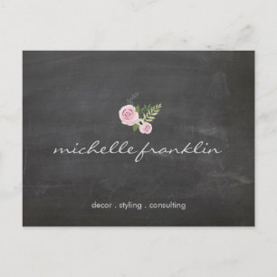 FRANS BLOEMEN BOEKET op CHALKBOARD Briefkaart