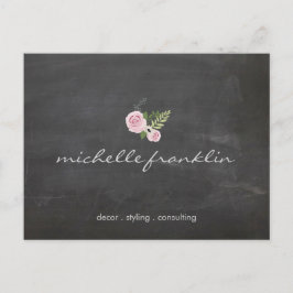 FRANS BLOEMEN BOEKET op CHALKBOARD Briefkaart