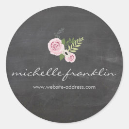 FRANS BLOEMEN BOEKET op CHALKBOARD Sticker
