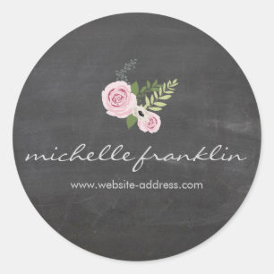 FRANS BLOEMEN BOEKET op CHALKBOARD Sticker