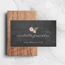 FRANS BLOEMEN BOEKET op CHALKBOARD Visitekaartje