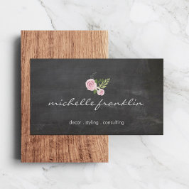 FRANS BLOEMEN BOEKET op CHALKBOARD Visitekaartje