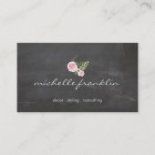 FRANS BLOEMEN BOEKET op CHALKBOARD Visitekaartje (Voorkant)