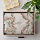  Frans Bloemen Garland Ivoor Roze Decoupage Tissuepapier (Geschenk)