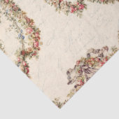  Frans Bloemen Garland Ivoor Roze Decoupage Tissuepapier (Detail)