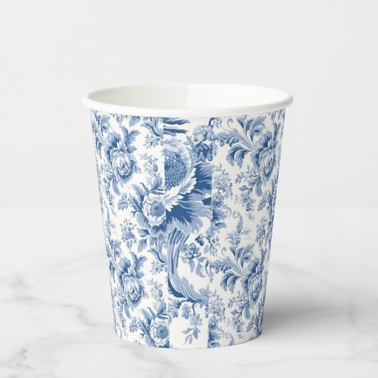  Frans Bloemen Toile Blauw Papier Cups Papieren Bekers (Links)