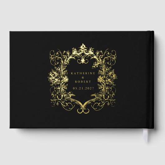 Frans  Bloemen Trouwen Gastboek Gastenboek (Achterkant)