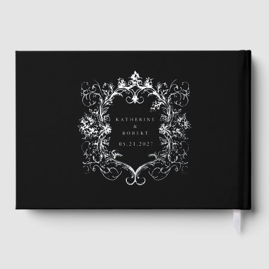 Frans  Bloemen Trouwen Gastboek Gastenboek (Achterkant)