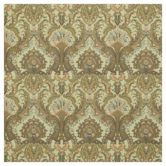 Frans Bloemen & Veer Scrollwork Patroon Stof (Swatch)