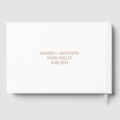 Frans Bloemenkoppel Monogram Huwelijk Gastenboek (Achterkant)