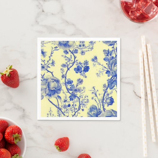 frans bloemenpapier servet (Insitu)